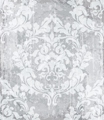 Vintage baroque ornamented background Vector. Royal luxury texture. Elegant decor design with old grunge effects
