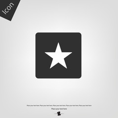 Star vector icon