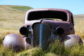 Abandoned Car - Bodie Ghost Town, California. USA