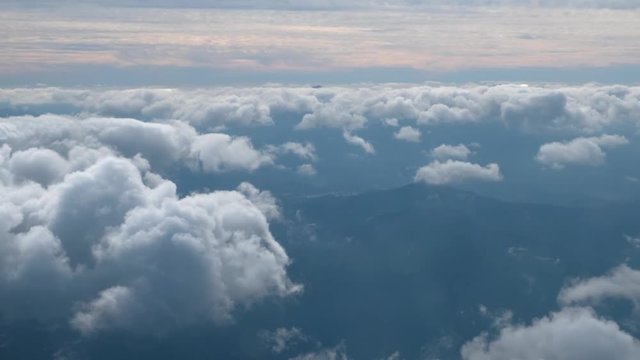 4K・飛行機からの風景