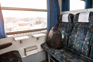 inside passengers wagon