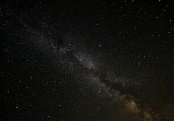 night sky with milkyway