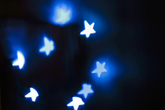 Abstract stars background, blur.