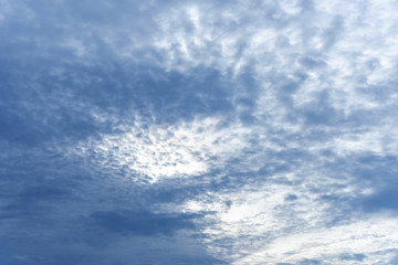 blue sky and cloud