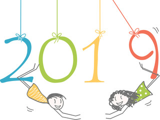 People on the 2019 figures for the new year