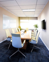 Interior space map of company meeting room