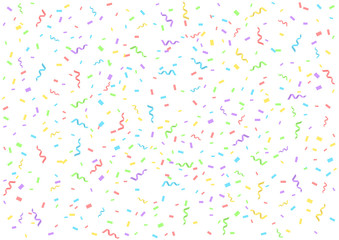 Colorful confetti background