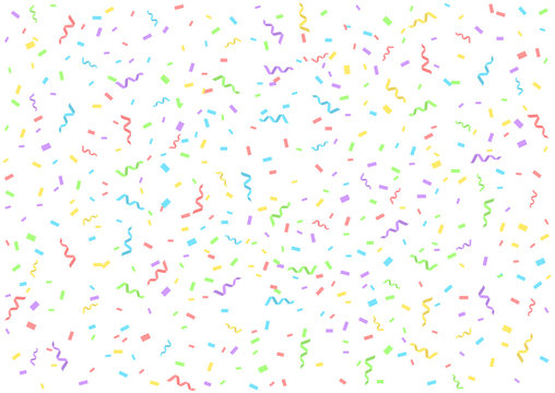 Colorful confetti background