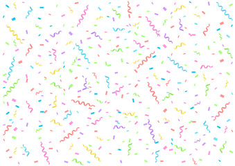 Colorful confetti background