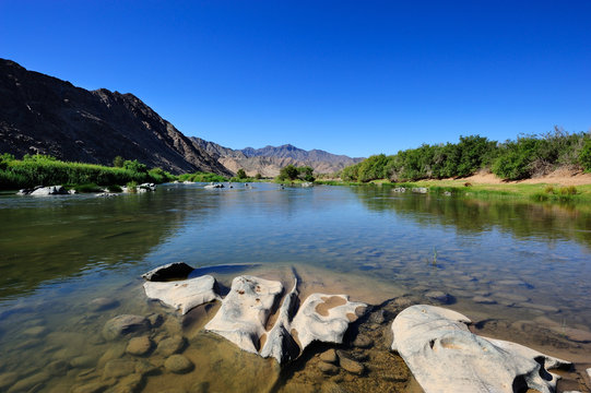 Orange River At Potjiespram