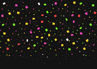 Fototapeta na wymiar Colorful confetti background