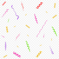 Colorful confetti background