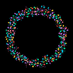 Colorful confetti background