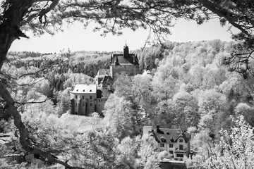 Infrarot Burg Kriebstein