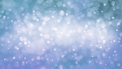 Bokeh ice blue