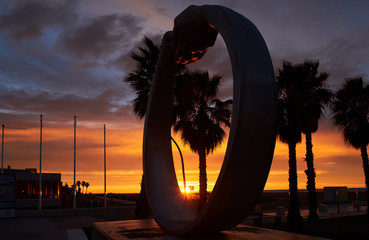 Amanecer en Castelldefels, Barcelona, España