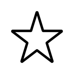 Star icon vector