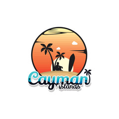 summer holidays beach sign symbol