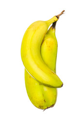 Normal and ugly banana