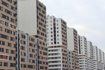Fototapeta na wymiar New block of flats