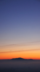 Amöneburg im Sonnenaufgang