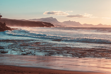 Obraz premium sunset. ocean landscape