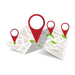 Vector map illustration © Frog_Ground