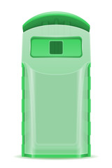 plastick dumpster waste sorting vector illustration