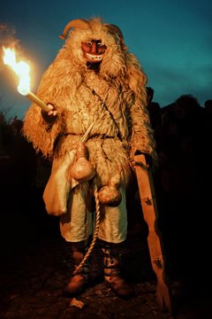 traditional participant called buso of the busojaras event