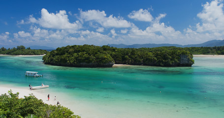 Fototapeta na wymiar Kabira Bay in ishigaki island