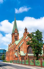 Fototapeta na wymiar Saint Andrew Bobola Church in Bydgoszcz, Poland