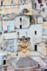 A view of famous Sassi of Matera, Italy