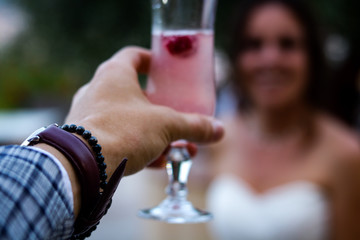 Santé à la mariée