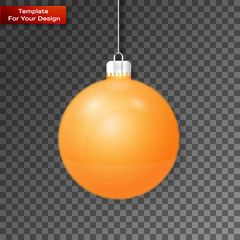 Christmas ball On transparent Background