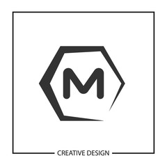 Initial Letter M logo template vector design