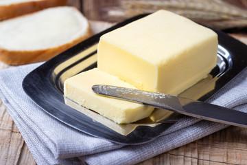 Fresh sliced butter