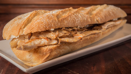 Chicken breast sandwich