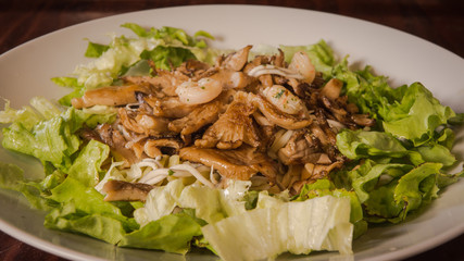 Mushroom salad