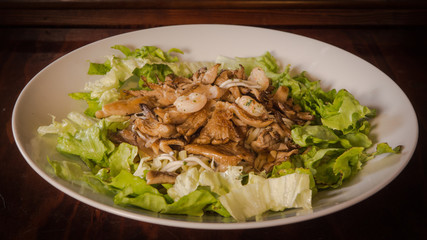 Mushroom salad