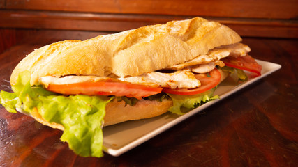 Chicken breast sandwich