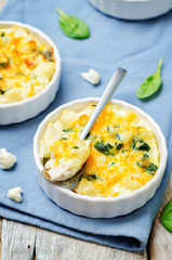 Chicken Spinach Cauliflower casserole