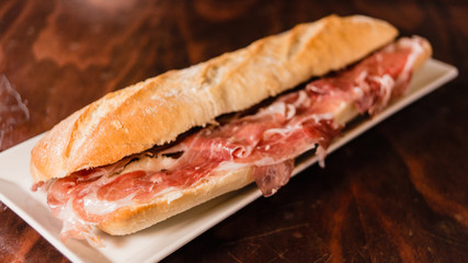 Cured Ham Sandwich