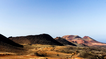 Fototapeta na wymiar Timanfaya National Park (Lanzarote,Canary islands, Spain)