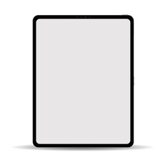 Tablets in a flat vector style