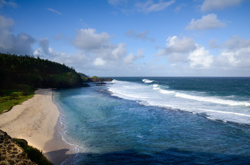 Gris Gris, southern wild coast of Mauritius - rough seas