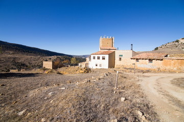 Villarluengo village Teruel province Aragon Spain