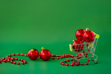 Merry Christmas and Happy New Year decorations on a white background