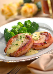 Turkey wrapped in Bacon