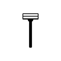 disposable shaving razor icon. vector illustration