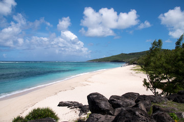 Saint Francois Beach in Rodrigues Island